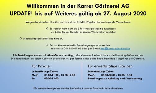 Update Maskenpflicht